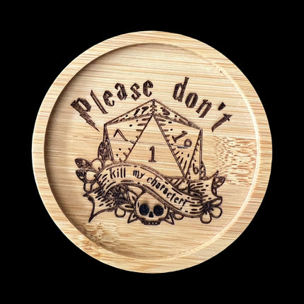 Please Don't Kill Bamboo Coaster