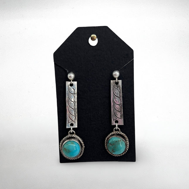 Engraved Dangle Earrings