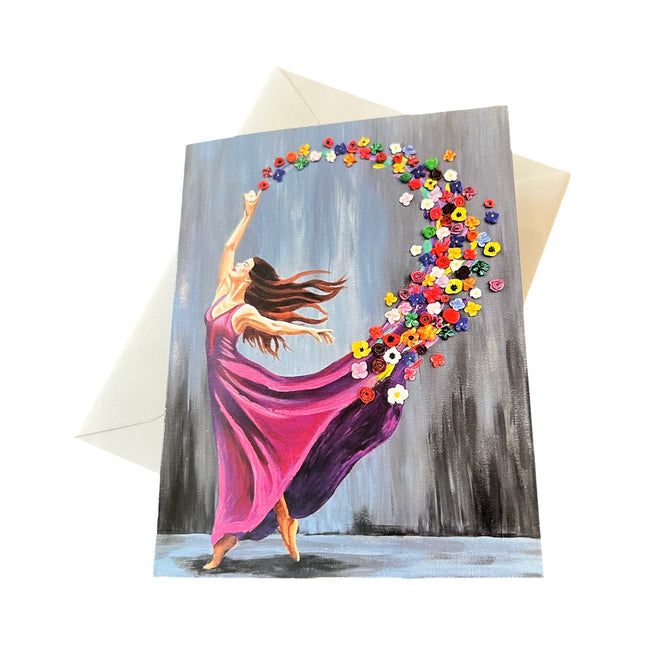 Dancing Girl Card