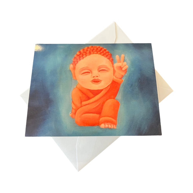 Peace Buddha Card