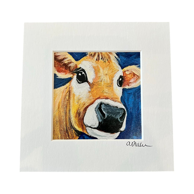 Cow Face Print