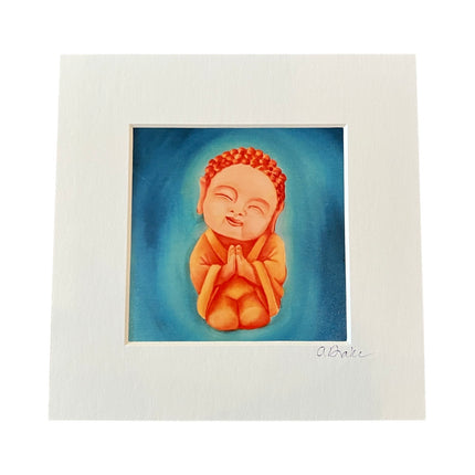 Grateful Buddha Print