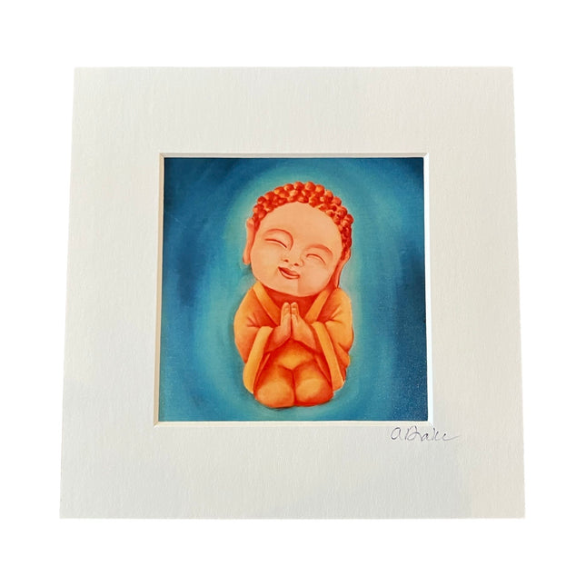 Grateful Buddha Print