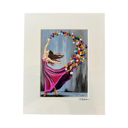 Dancing Girl Print 5" x 7"