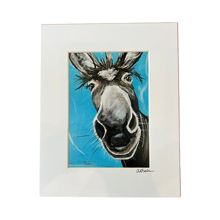 Donkey Print 8" x 10"