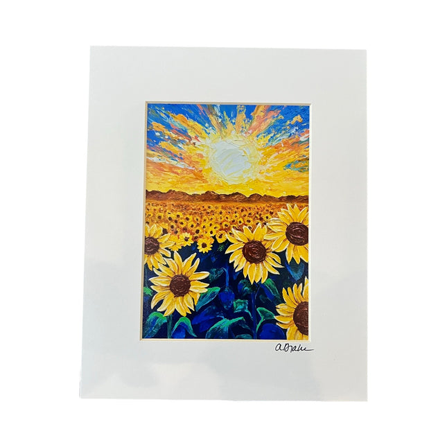 Sunflower Sunset Print 5" x 7"