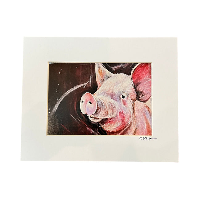 Pig Print 5" x 7"