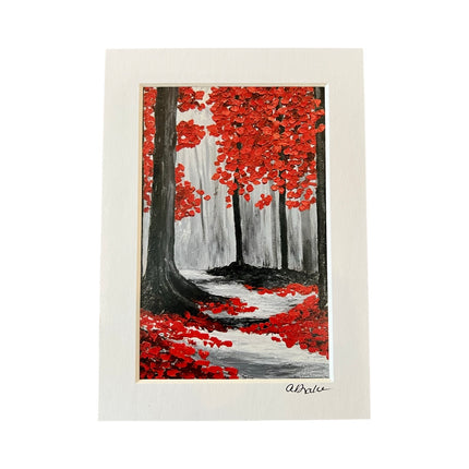 Red Path Print 5" x 7"