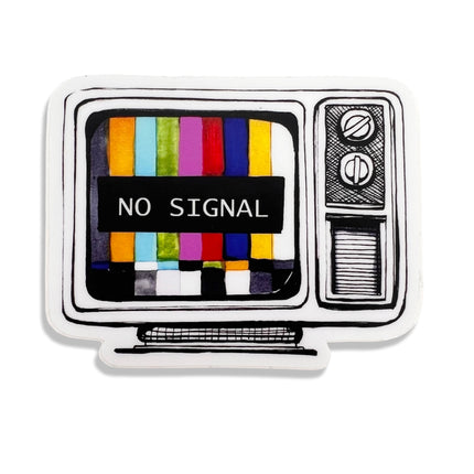 No Signal Sticker