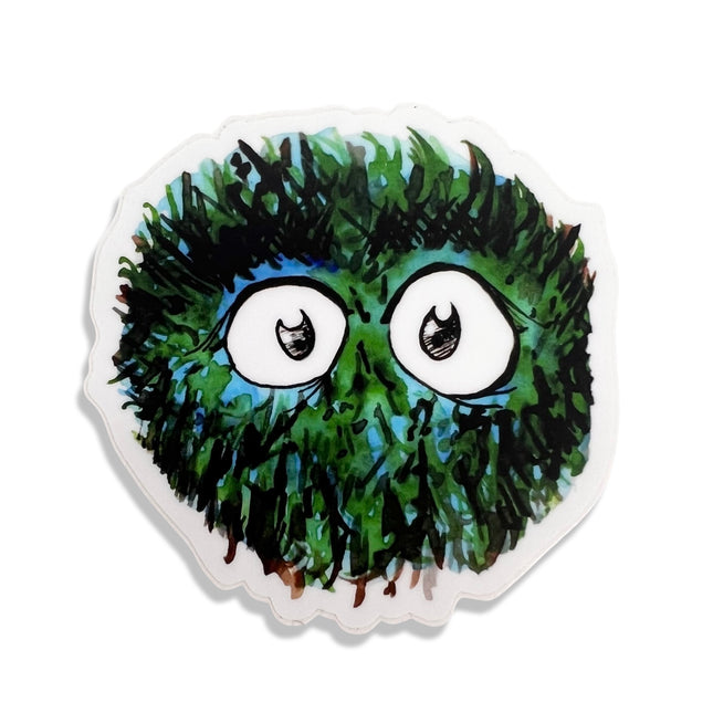 Two-Eyed Puff Monster Sticker