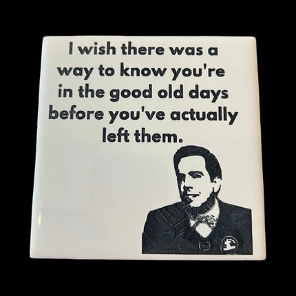 Good Old Days Ceramic Coaster