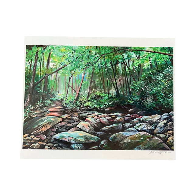 Listening Leaves print
