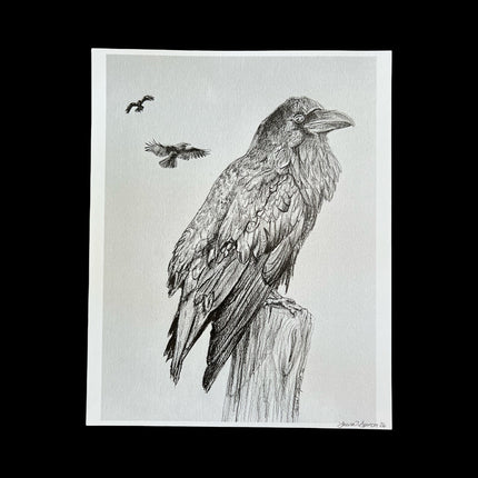Waiting on the Ravens print