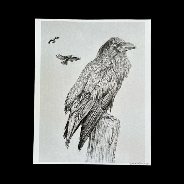 Waiting on the Ravens print