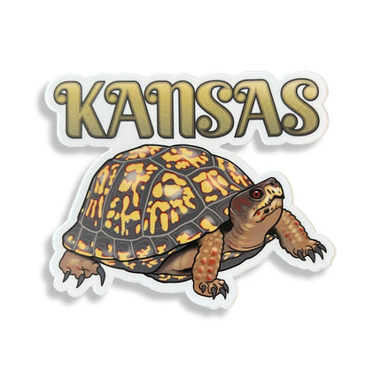 Kansas Turtle Sticker