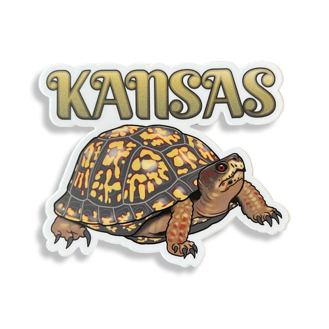 Kansas Turtle Sticker