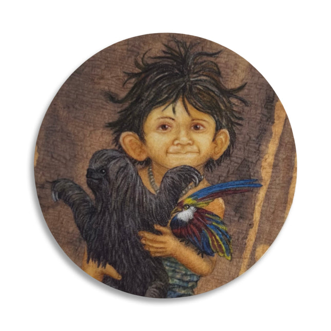 Companions Round Sticker