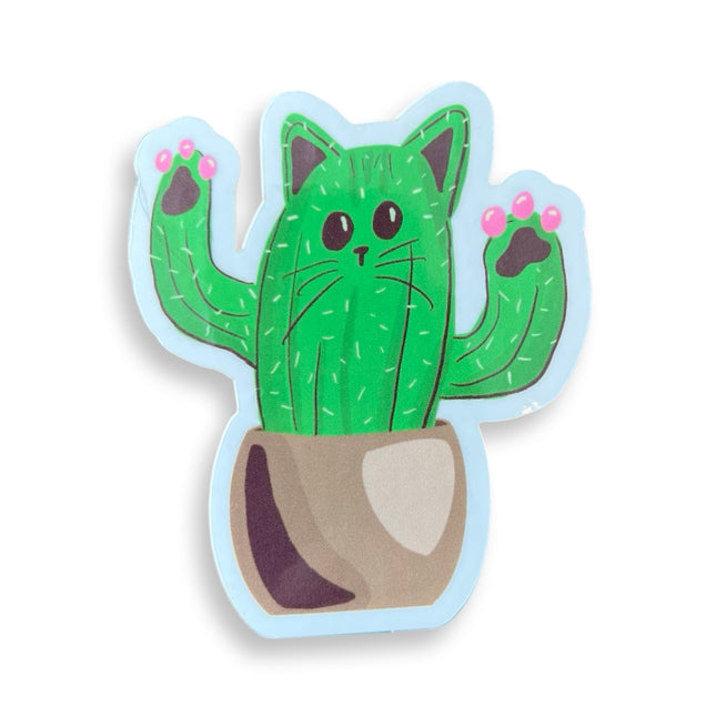 Cactus Cat Sticker