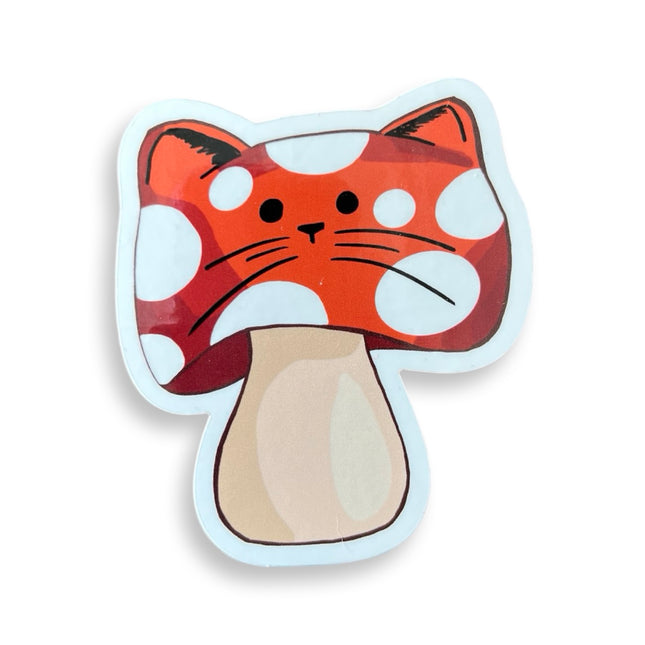 Mushroom Cat Sticker