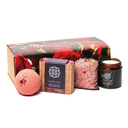 Artisanal Spa Gift Box - Scarlet Rose