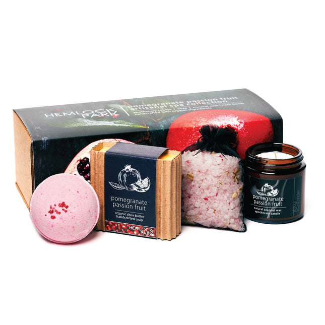 Artisanal Spa Gift Box - Pomegranate Passion Fruit