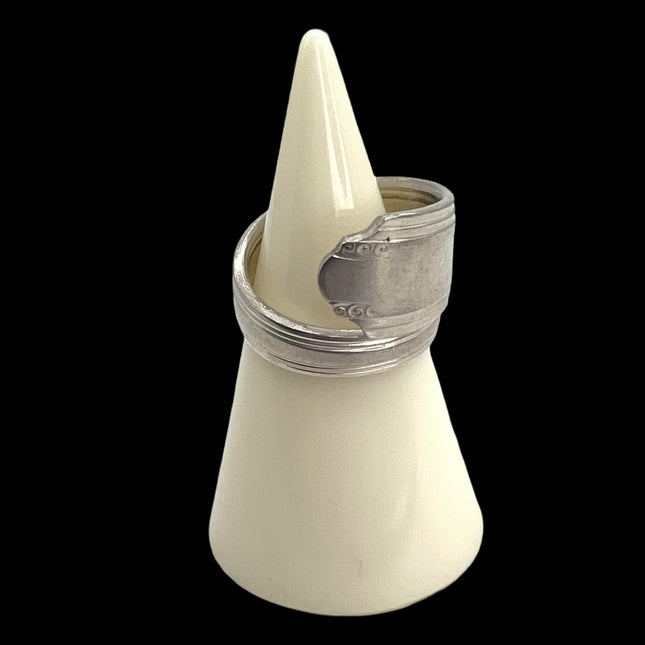 Spoon Ring Sz 10.5 - Tiny Swirls