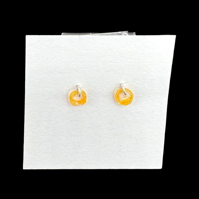 Yellow Li'l Donut Earrings