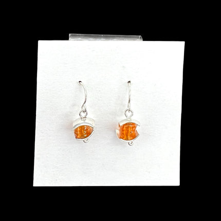 Orange Lantern Earrings