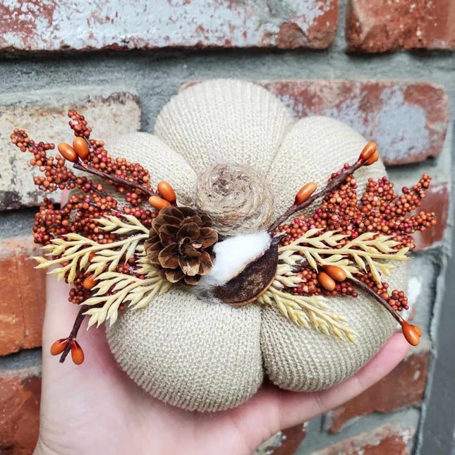 Tan Sweater Pumpkin