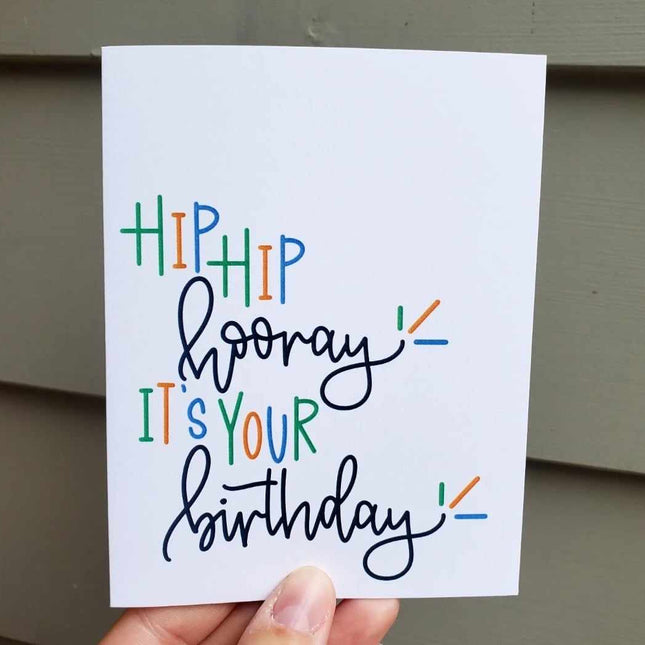 Hip Hip Hooray Card