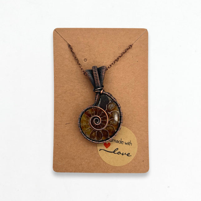 Ammonite Fossil Necklace