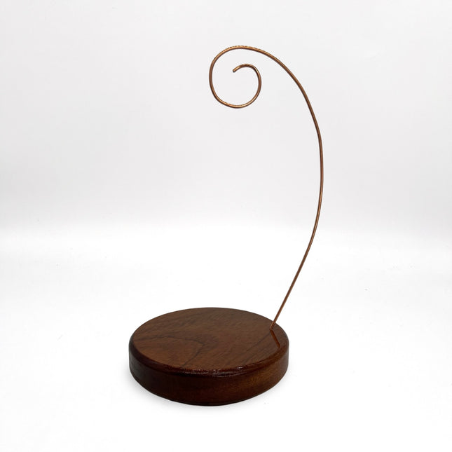 Round Ornament Stand - Copper Wire