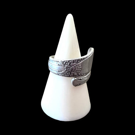 Spoon Ring Size 10.5 - Tri Floral