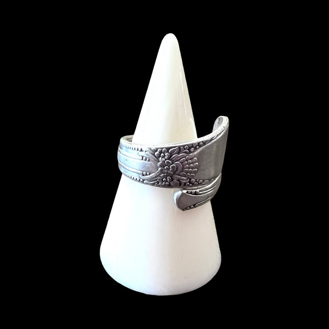 Spoon Ring Size 10.5 - Tri Floral