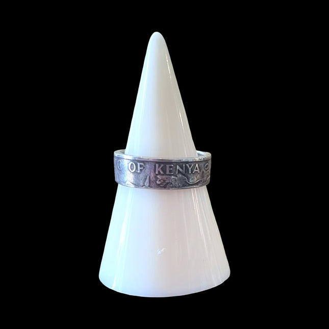 Kenya One Schilling Ring - Size 11