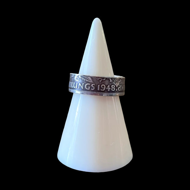 Great Britain 1948 2 Schilling Ring - Size 9.0