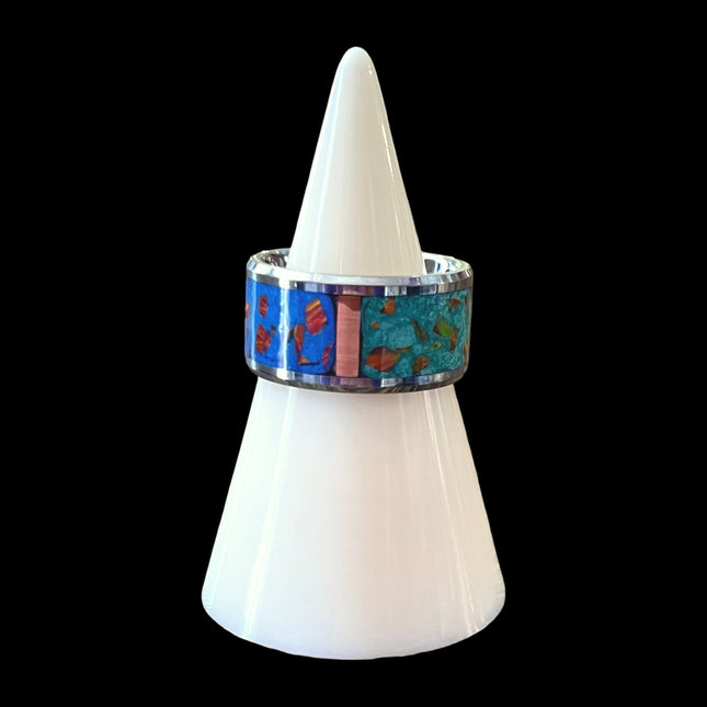 Multicolored Infill Ring - Size 9