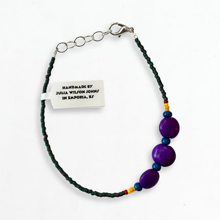 Dark Teal & Purple Pops
