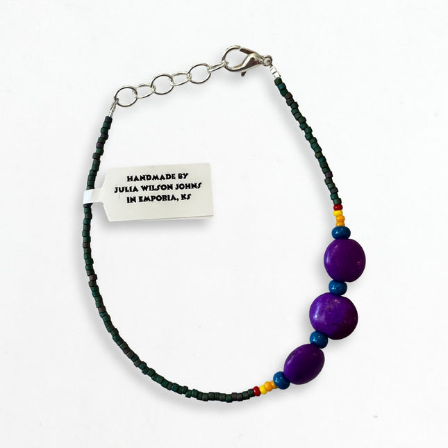Dark Teal & Purple Pops