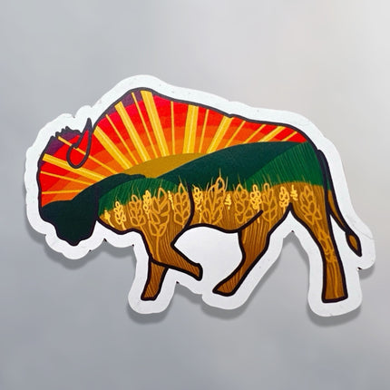 Buffalo Sunset Magnet