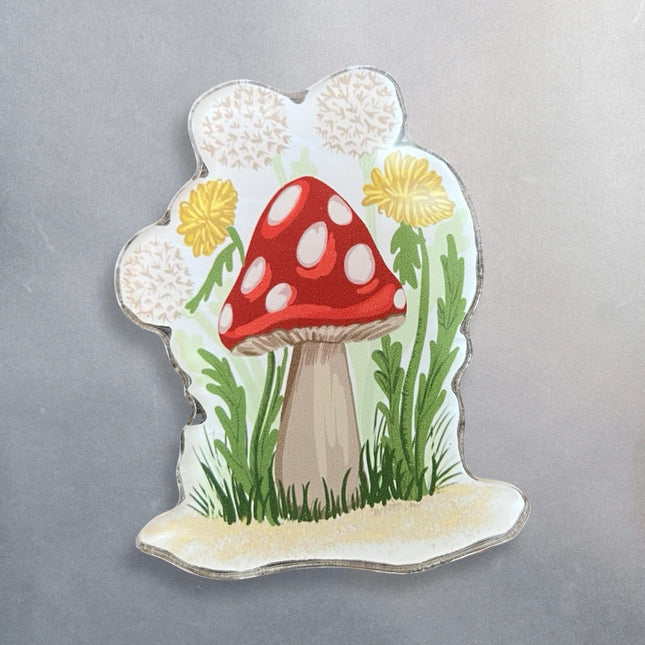 Mushroom Acrylic Magnet