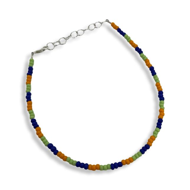 Green Orange Blue Anklet
