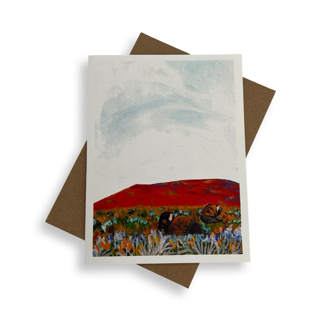 Flint Hills with Bison