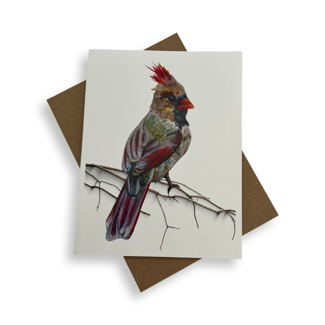 Colorful Cardinal on Branch