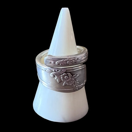 Spoon Ring - Size 11 - Falling Floral