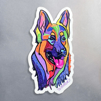 German Shepherd Magnet