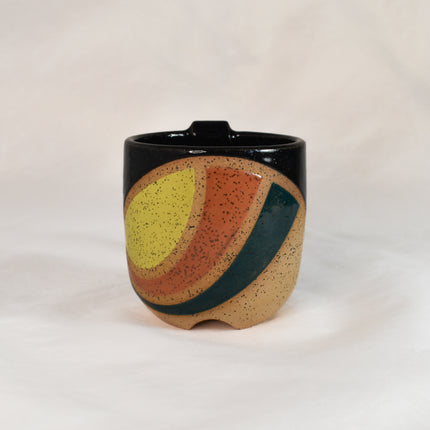 Black Rainbow Orbit Mug