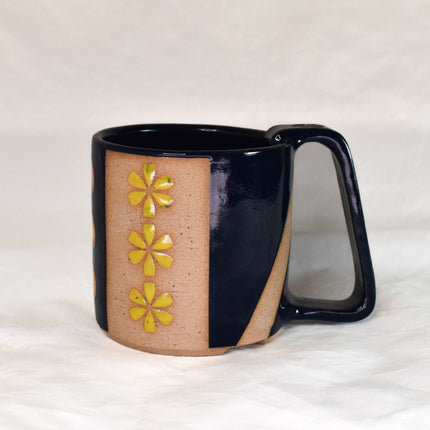 Asterisk Floral Mug - Navy