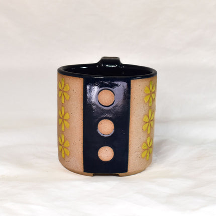 Asterisk Floral Mug - Navy