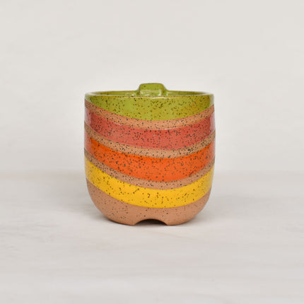 Rainbow Wave Mug -01|Lime